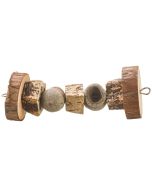 Barking Mad Dumbell Wood Toy