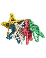 Woven Rattan Stars Pack Of 5