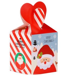 Cube Forager Box Santa Candy Stripe