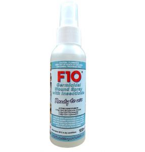 F10 Germicidal Wound Spray with Insecticide 100ml RTU