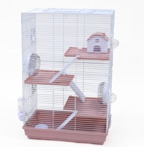 LittleZoo Holly Pink Hamster, Mouse, Gerbil Cage