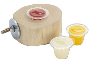 Java Fruit Cup Jelly Holder + 6 Mixed Jelly Pots