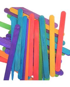 Coloured Lollipop Sticks Pack 50