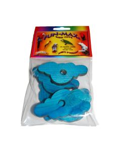 Pine Blue Clouds 3" Pack 6 - Toy Making Part