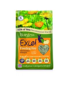 Burgess Excel Feeding Hay With Dandelion & Marigold 1kg