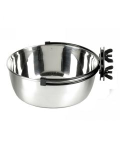 Stainless Steel Secura Pet Food Bowl/Bird Bath 2 Litres