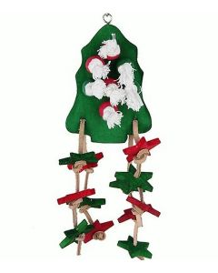  Christmas Tree Wood Pet Toy
