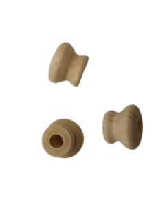 Mushrooms, Drilled Natural bead Toy Making Pieces Pack 12